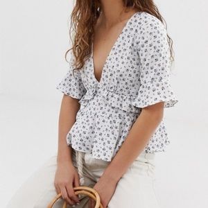 ASOS Wild Honey floral top